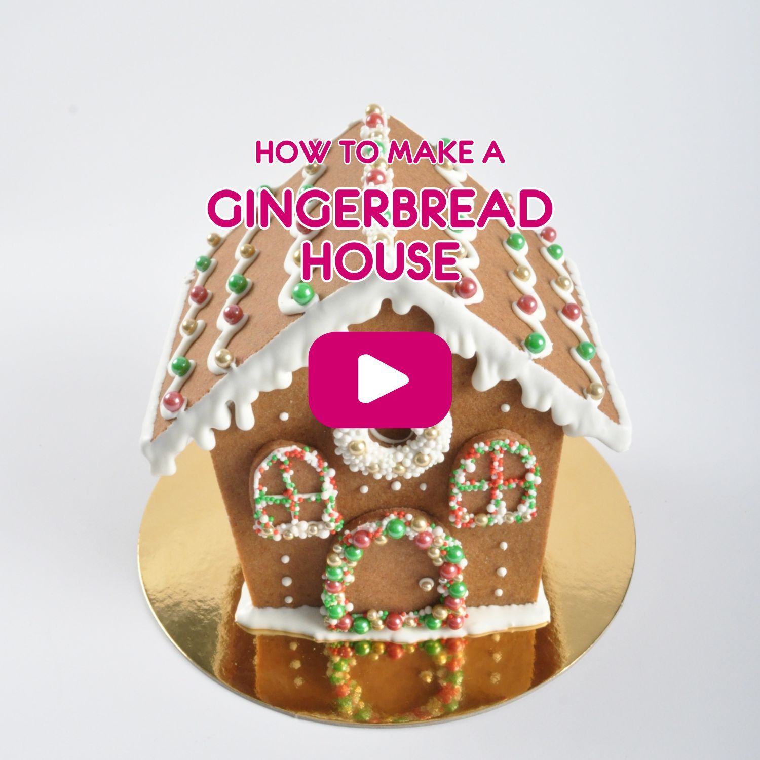 Thumbnail How to Make Gingerbread House Video